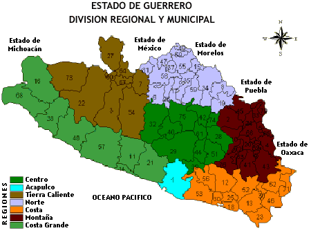 provincia de guerrero mexico